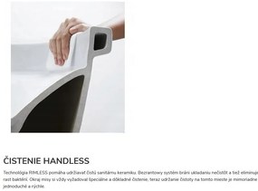Mexen Lena, závesná WC misa 48x36 cm Rimless s pomaly padajúcim toaletným sedadlom, čierna matná, 3322XX85+30221085