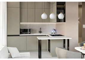 Závesné svietidlo Costa Spider, 3x biele sklenené tienidlo, b/g