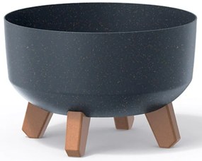 Kvetináč Gracia Eco Wood Standard 400 – antracit eco