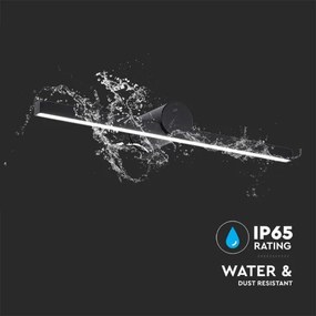 LED kúpeľňové osvetlenie zrkadla LED/10W/230V 3000K IP65 čierne