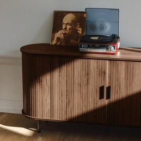 Komoda Gliss 160 cm orech tmavý