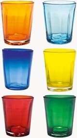 Ručne vyrobené poháre Bei, 6 ks