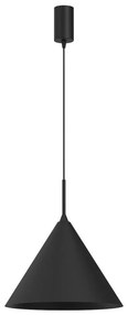 Závesné svietidlo na lanku CAPITAL 1xGX53/15W/230V priemer 32 cm čierne