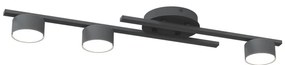 Stropné svietidlo FRAGMENT 3xGX53/12W/230V čierna