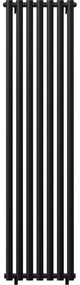 Mexen Texas, vykurovacie teleso 1800 x 460 mm, 719 W, čierna, W203-1800-460-00-70