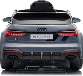 Detské elektrické autíčko Audi RS6 Avant GT sivá