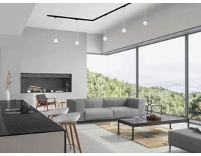 Argon 4308 - Luster na tyči do lištového systému BANG 1xG9/6W/230V mosadz