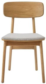 Jedálenská stolička Unique Furniture LIVO hnedá drevo 38444205