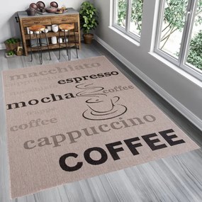 Koberec šnúrkový Floorlux 20220 strieborný / čierny