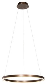 Závesné svietidlo bronzové 60 cm vrátane LED 3-stupňovo stmievateľné - Girello