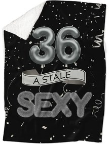 Deka Stále sexy – Čierna (vek: 36, Podšitie baránkom: ÁNO)