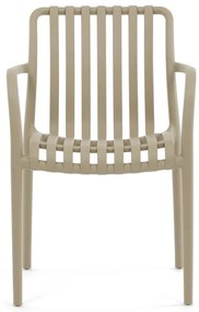 Autronic BONTEC Jedálenská stolička, hnedá, plast, CT-X7029 CAP Farba: Béžová