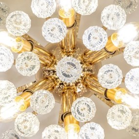 Brilagi - Prisadený luster CRYSTAL 6xE14/60W/230V zlatá