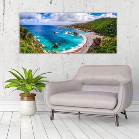 Obraz - Sardínia (120x50 cm)