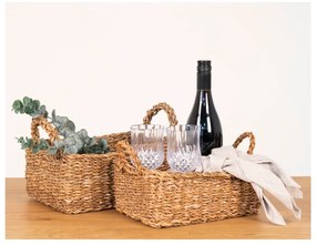 Košíky z morskej trávy v súprave 2 ks 32x23x13 cm Morella – House Nordic