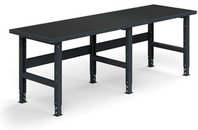 Dielenský stôl TRUST, 2500x760mm, 300 kg, s ochrannou podložkou