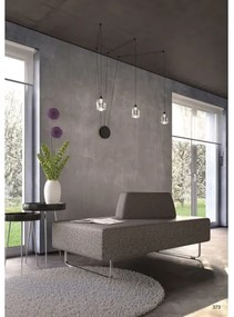 Redo 01-3485 -LED Stmievateľné nástenné svietidlo KHADI 3xLED/5,5W/230V čierne/dymové