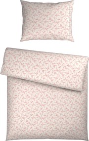 XXXLutz POSTEĽNÁ BIELIZEŇ satén strieborná, pink 140/200 cm Esposa - Obliečky & plachty - 005397070102