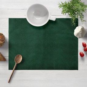Biante Zamatové prestieranie na stôl Velvet Prémium SVP-012 Zelené 30x40 cm
