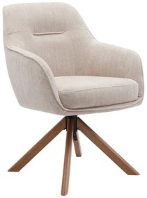 Krémovobiele čalúnené jedálenské kreslá v súprave 2 ks Avola – Unique Furniture