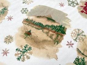 Áčko a.s. Ružomberok Flanelové obliečky Pieniny Bordo