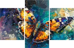 Obraz - Motýľ, olejomaľba (90x60 cm)