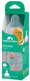 Dojčenská fľaša Emotion 270ml 0-12m White