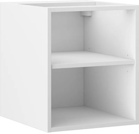 Mexen Box-A, otvorená skrinka s policou 40 cm, biela matná, 91AX2-0400-470-0-01