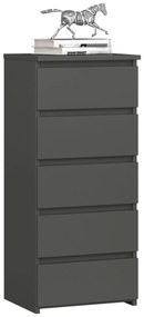 Komoda CL5 40 cm grafitově šedá