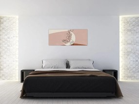 Obraz - Boho listy N⁰2 (120x50 cm)