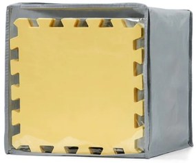 KINDERKRAFT - Penové puzzle LUNO 30ks šedá/žltá