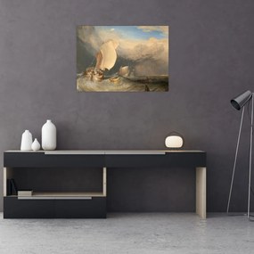 Obraz - William Turner, Fishing Boats with Hucksters Bargaining for Fish, reprodukcia (70x50 cm)