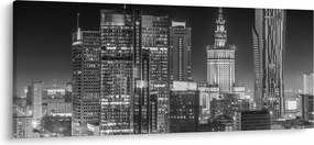 Obraz - Čiernobiely New York (120x50 cm)