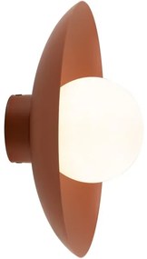 Nástenné svietidlo SLATE 1xG9/8W/230V pr. 28 cm tehlová