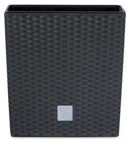 Plastový kvetináč DRTS325L 32,5 cm - antracit