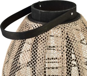 Lucerna LEVI 70 cm béžová/čierna