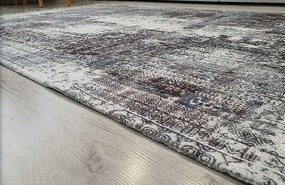 HU Sivo-modrý orientálny koberec Banco 10137-BLUE Rozmer: 60x110 cm