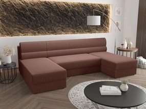 Rohová sedacia súprava U Radiant U1 (hnedá). Akcia -20%. Vlastná spoľahlivá doprava až k Vám domov. 1057512