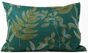 Saténová obliečka na vankúš 50 x 70 cm - Gabriela tmavo zelená