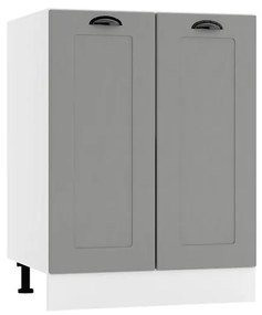 Kuchynská skrinka Adele D60 šedá mat/biela