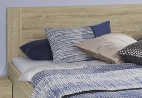 Posteľ Isotta 160x200 cm, dub sonoma