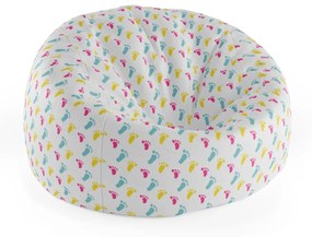 Sablio Sedací vak Cocoon Odtlačok nožičiek - 75 x 45 x 35 cm