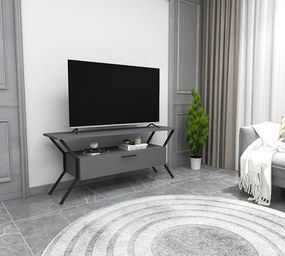 TV stolík/skrinka Tarza (Antracit + Čierna). Akcia -17%. Vlastná spoľahlivá doprava až k Vám domov. 1072863