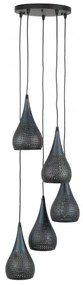 Luster 80-94 5 x Ø15cm industry cone - PRODUKT JE SKLADOM U NÁS - 1Ks - Komfort-nábytok