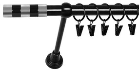 Garniža I Promo FI 19 čierna 160cm duo čierna-chróm