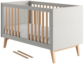 Pinio Sivá detská postieľka Swing - 140 x 70 cm (3v1)