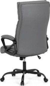 Kancelárske kreslo PEDRO — ekokoža, sivá