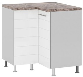 Rohová kuchynská skrinka Daria DN 90x90 2D