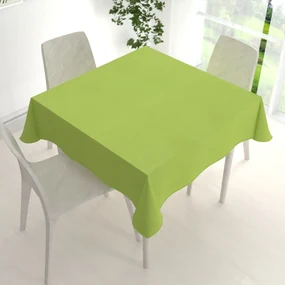 Biante Teflónový štvorcový obrus TF-003 Hráškovo zelený 120x120 cm