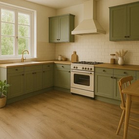 Egibi, Vinylová podlaha kliková Green line Dub sedliacky, 1190 x 180 mm